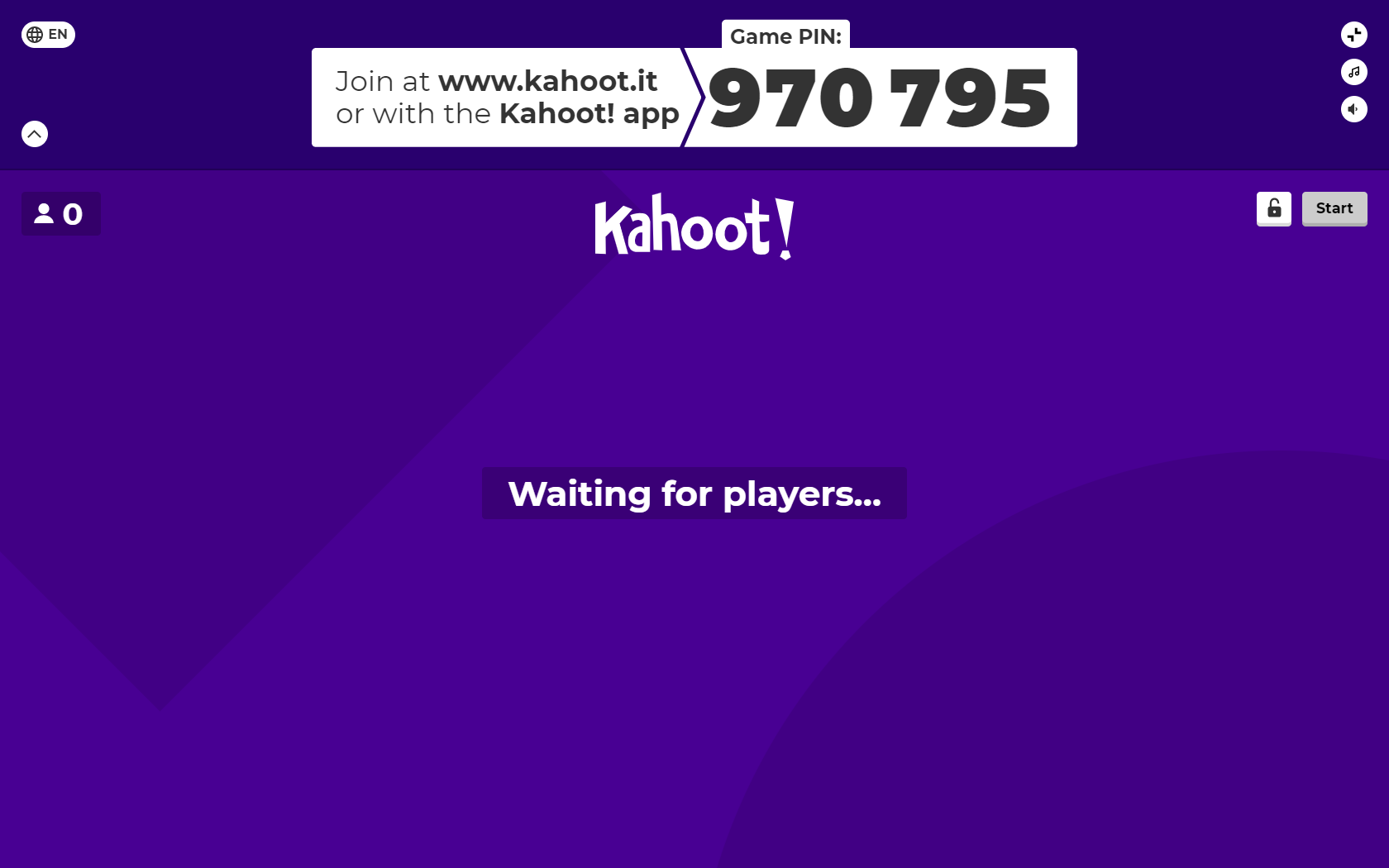 Kahoot join page