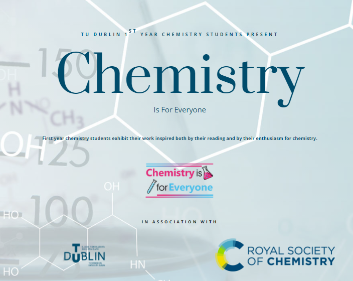Shows the homepage of the Chemistry Is For Everyone website