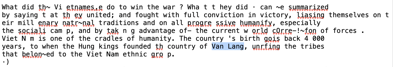 Image credit: Copyright University of Sussex (2024). Screenshot of text file created from Tricontinental No. 97 (1975). Available for personal research use only from: https://hdl.handle.net/10779/uos.28669670.v1. Screenshot of the text file opened to check the reference cited by GPT4All in its response